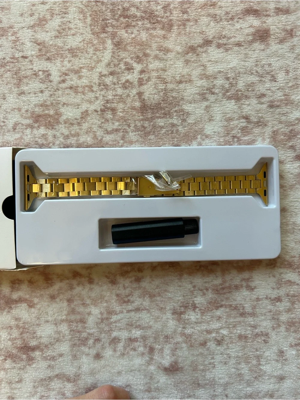 Apple Gold Stainless Steel Link Watch Band for Smartwatch